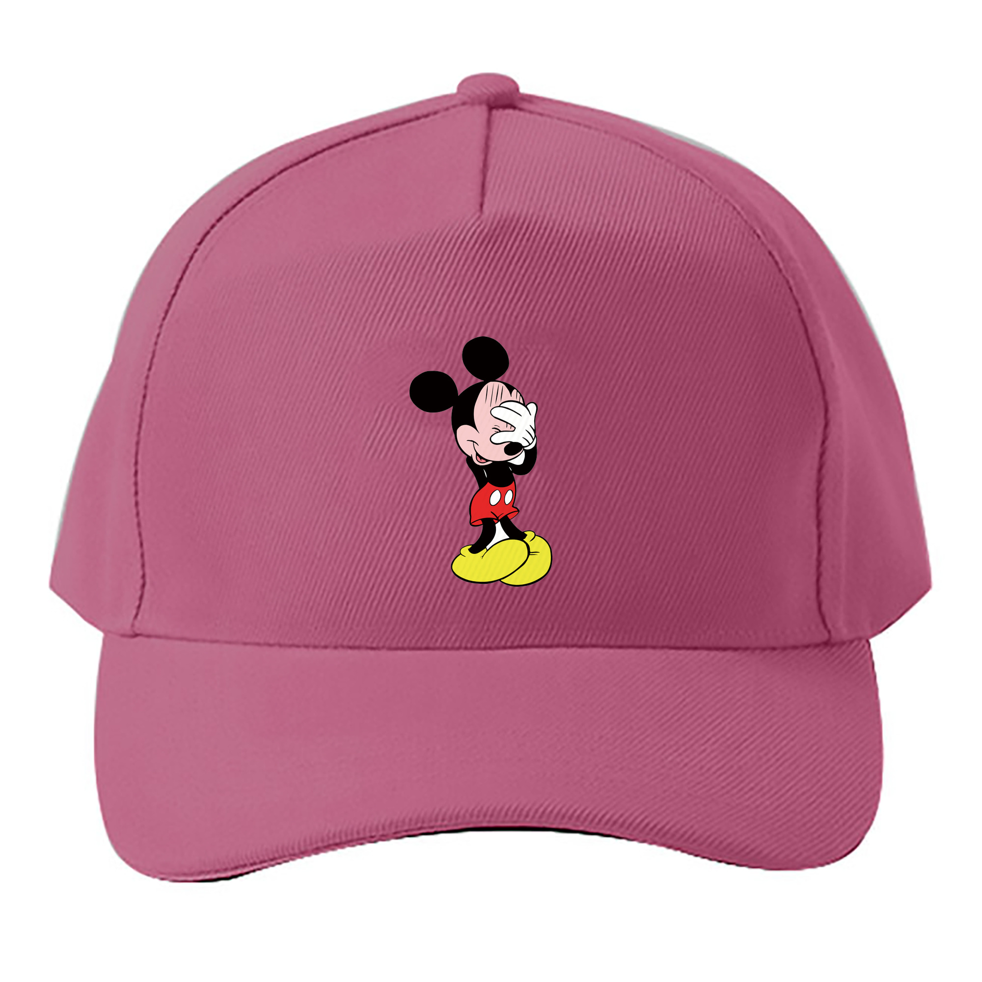 （画像用） ミッキーマウス Mickey Mouse ベースボールキャップ 綿100％ 男女兼用 帽子 スポーツ